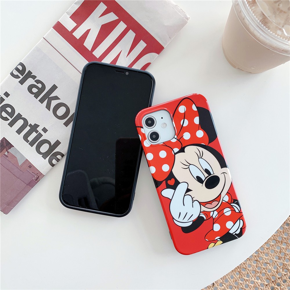 Ốp điện thoại mềm hình Mickey Minnie Donald Daisy cho iphone12 11pro XS MAX XR SE2 7plus i8