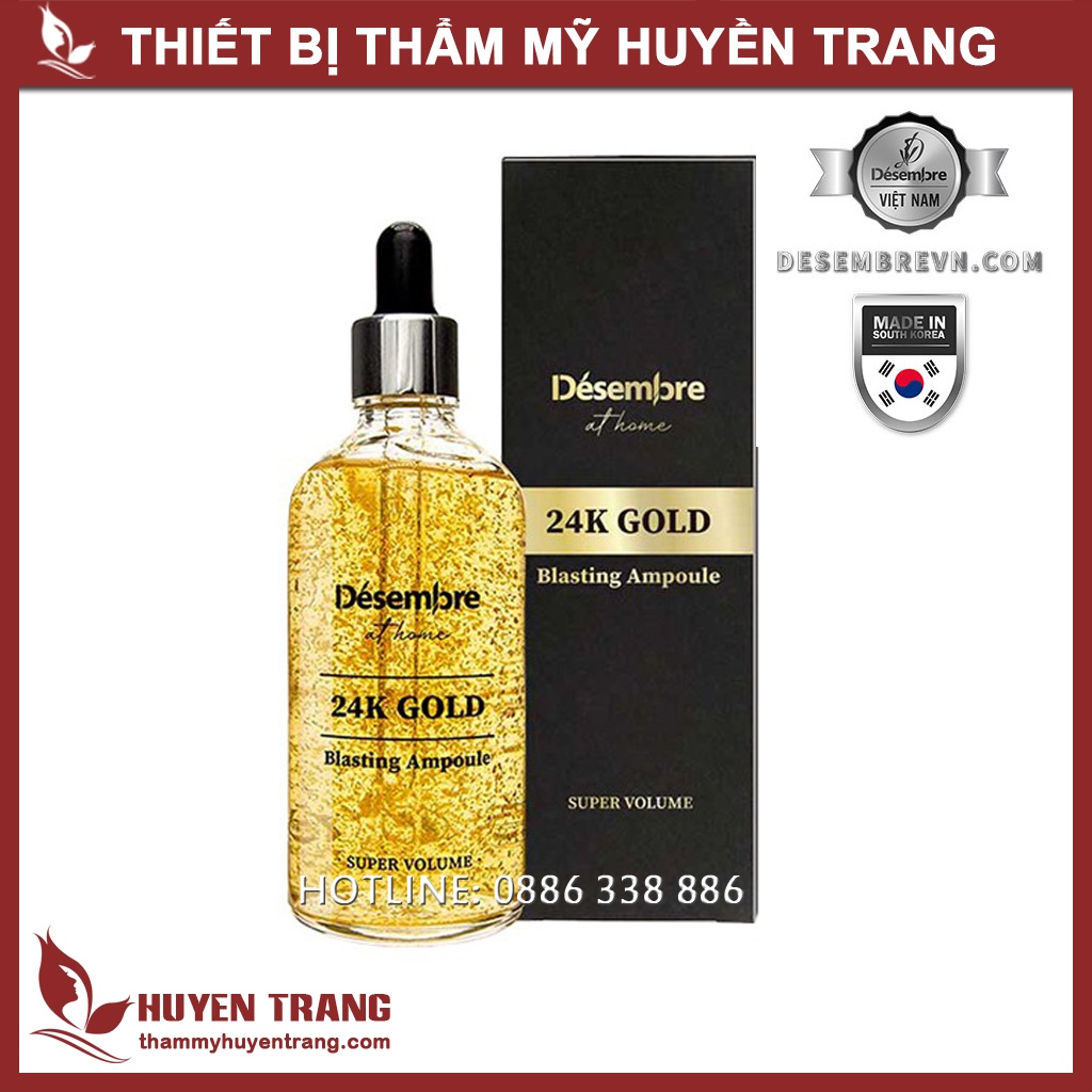 Tinh Chất Dưỡng Trắng Da, Dưỡng Ẩm Cho Da Mụn, Trẻ Hóa, HA Cô Đặc Desembre Hàn Quốc NANOCEE