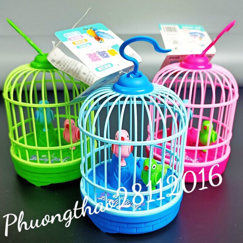 Đồ chơi lồng chim phát nhạc- đồ chơi lắp pin hàng đẹp- lồng chim cho bé
