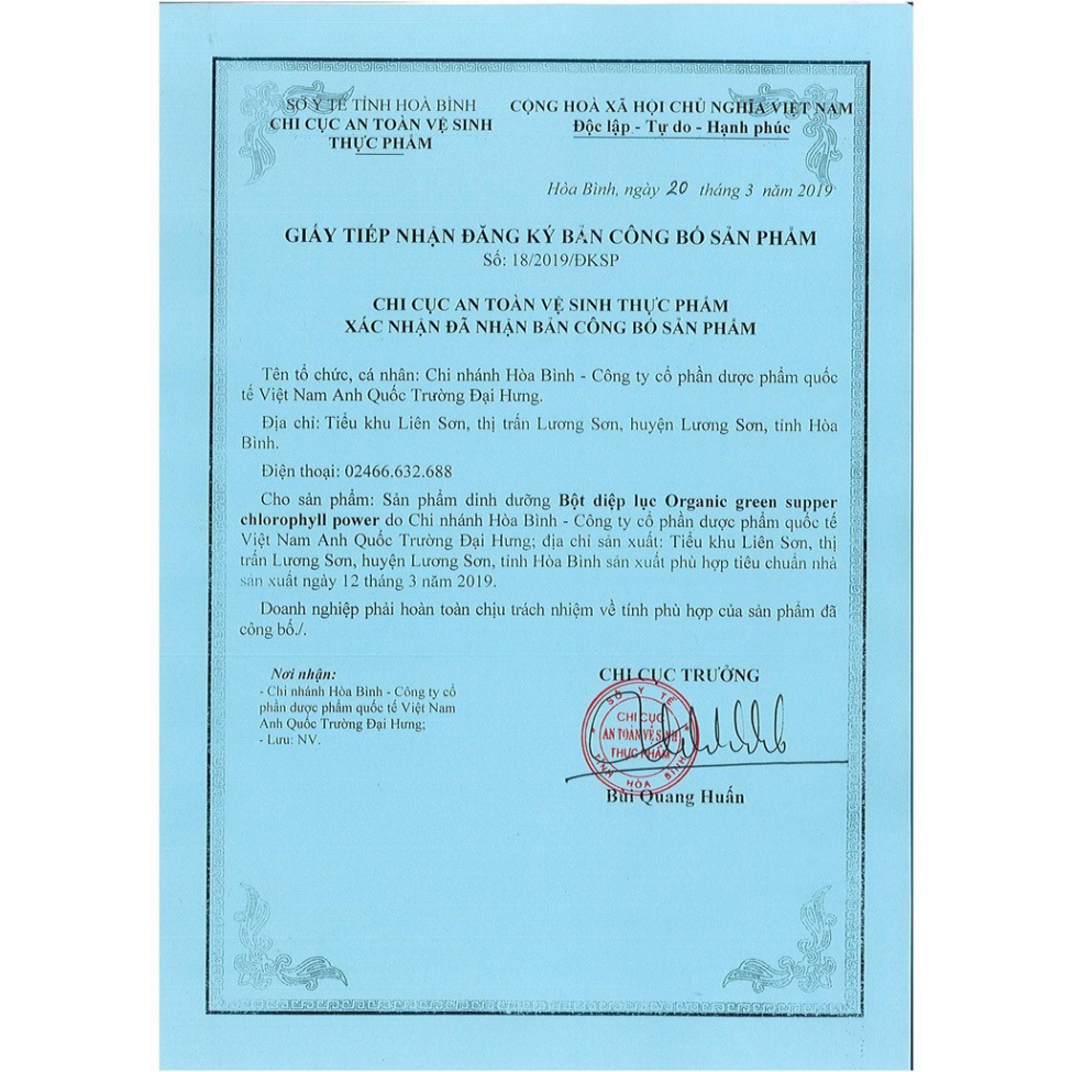 Bột Diệp Lục SUPPER CHLOROPHYLL NCT3, Sáng Da, Mát Ga.n, Giảm Cân