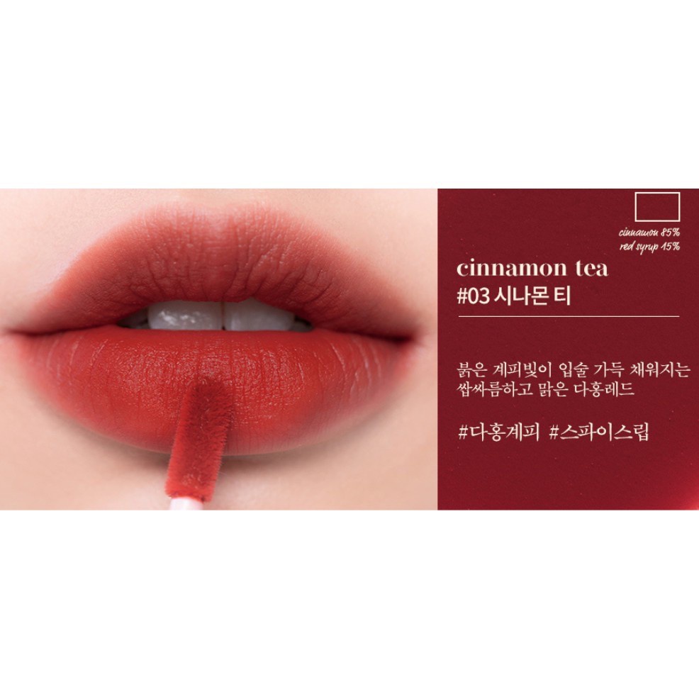 [4 Màu] Son Romand Milk Tea Velvet Tint Màu Hot 02 Chocolate Tea 04 01 03 - Khongcoson | BigBuy360 - bigbuy360.vn