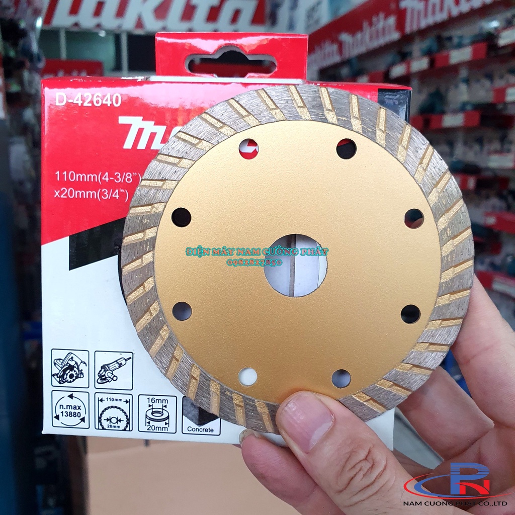 Lưỡi cắt gạch, cắt tường 110mm Makita D-42640