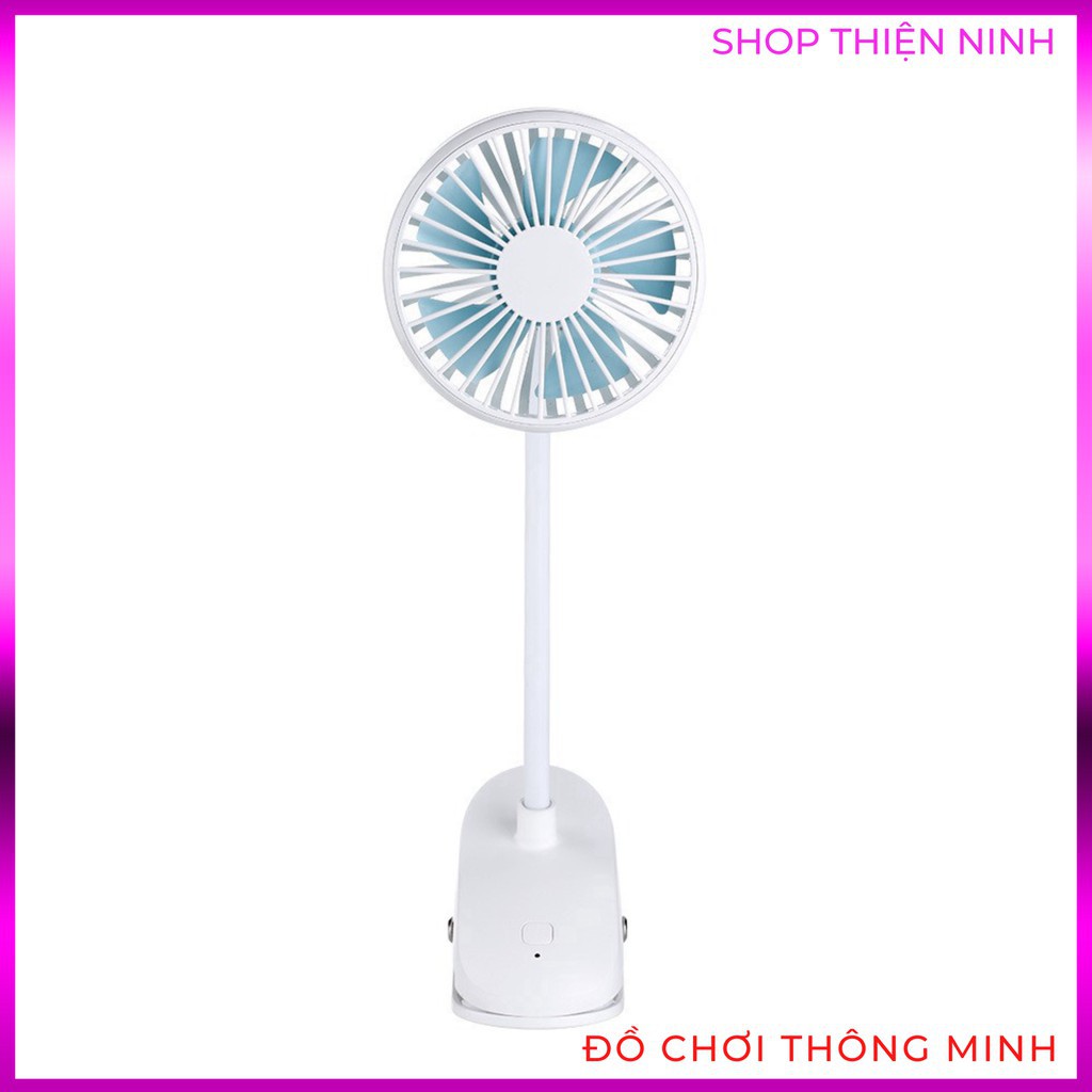 Quạt mini cầm tay - để bàn - kẹp linh động - sạc USB