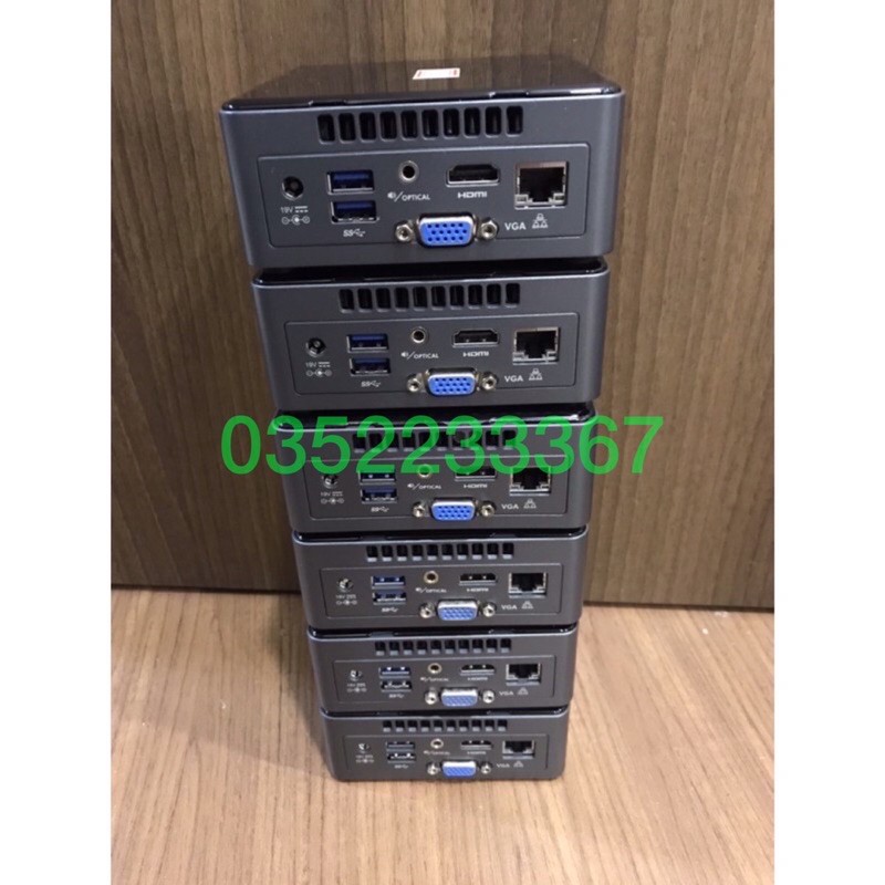 Intel NUC J3455, Ram 4G, SSD 120G, HDMI xem phim 4K