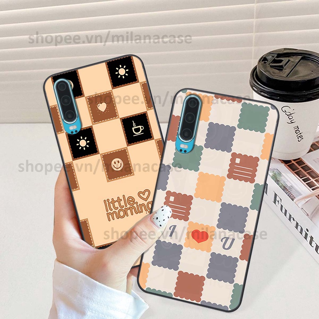 Ốp Huawei P30 / P30 Pro caro họa tiết nhiều màu sắc siêu đẹp thời trang cá tính