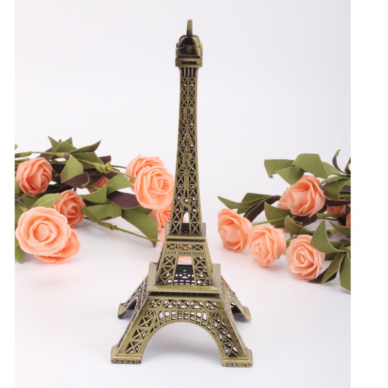 Loriver Paris Eiffel Tower Statue Ornament Alloy Home Table Party Decor Good msee