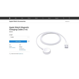 Cáp sạc Apple Watch Magnetic Charging Cable