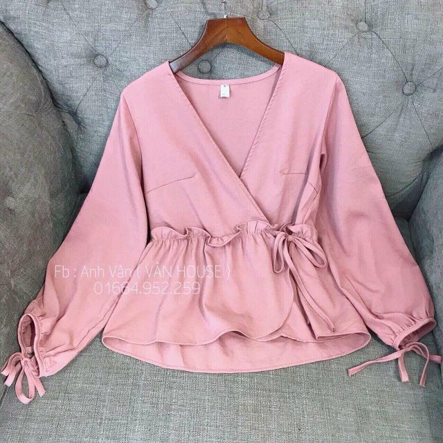 Bigsize Áo peplum tay lỡ (có hình thật)