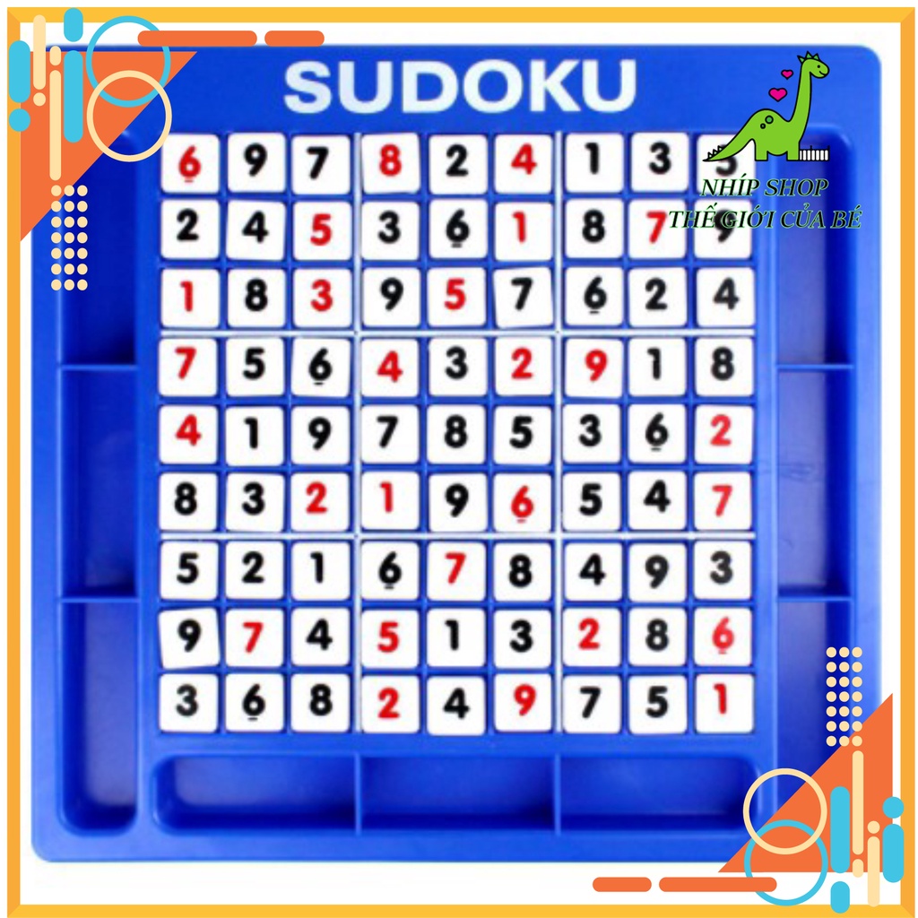 Sudoku Boardgame trò chơi toán học siêu hay có sẵn 120 bài toán để giải