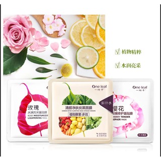ONELEAF mask Mặt nạ trắng da căng mịn se lỗ chân lông kiềm dầu