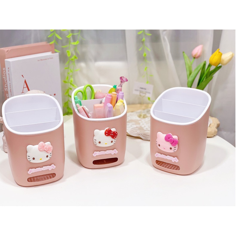 Ống cắm bút để bàn hình Hello Kitty 365