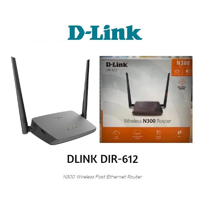 Bộ Phát Wifi Dlink Dir-612 Dir 612 Dir612 300mbps 2x 5dbi