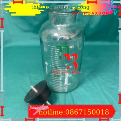 Bình Đựng Dịch Thủy Tinh Cho Máy Hút Dịch 2 Bình Yuwell 7A-23D, 7A-23B