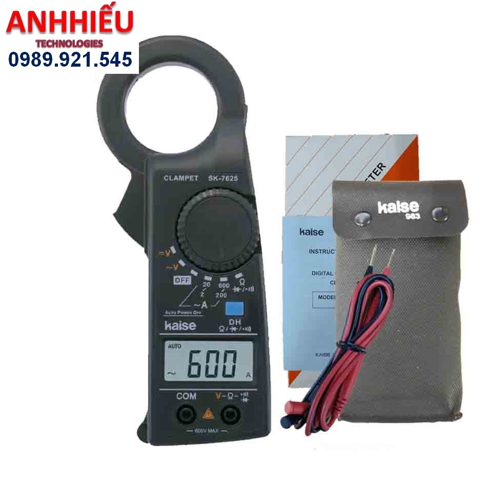 Kaise SK-7625 Ampe kìm đo dòng điện AC 600A Kaise SK 7625