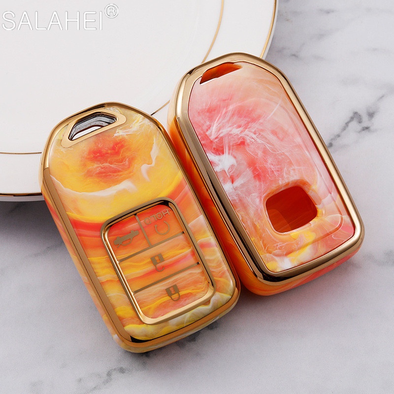 Vỏ Chìa Khóa Điều Khiển Từ Xa Thông Minh Cho Honda 2017 2018 2019CRV Pilot Accord Civic Jazz Jade Fit HR-V Freed