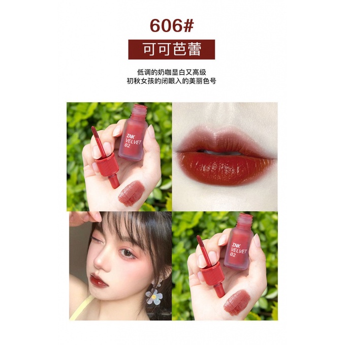 Son Môi Lì Mịn Như Nhung Phong Cách ins Với Màu Trắng Trơn Thích Hợp Cho Học Sinh