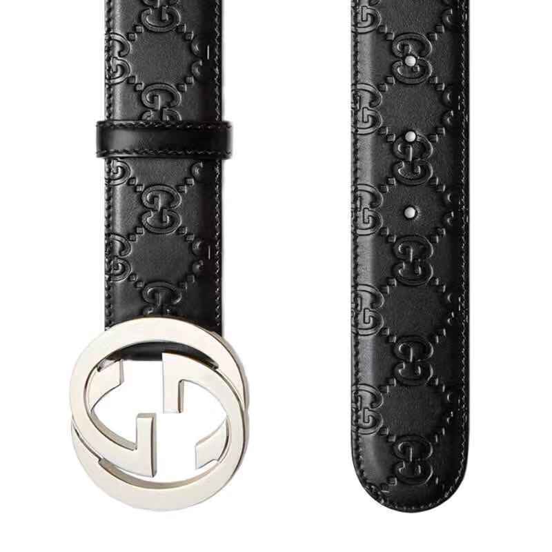 Thắt lưng da Gucci 22022 màu xanh hoàng gia sang trọng lịch lãm dành cho nam