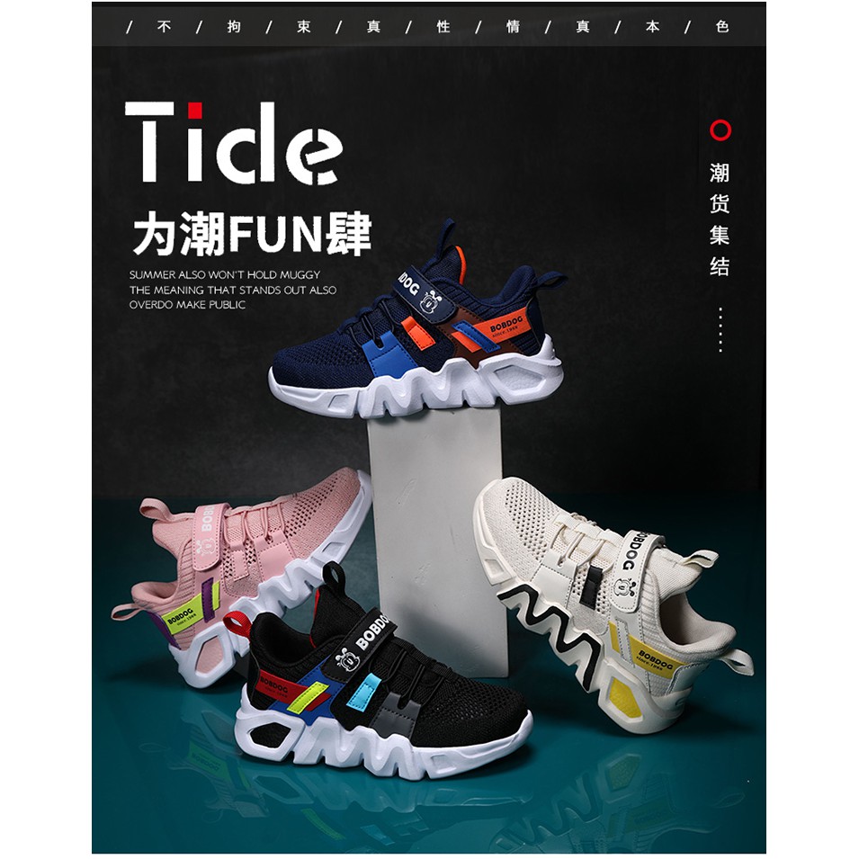 Giày thể thao bé trai, bé gái siêu nhẹ Bobdog