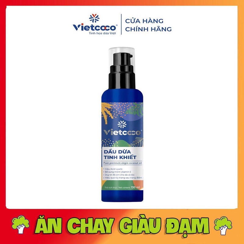 Dầu dừa tinh khiết hữu cơ ép lạnh 1 Lít