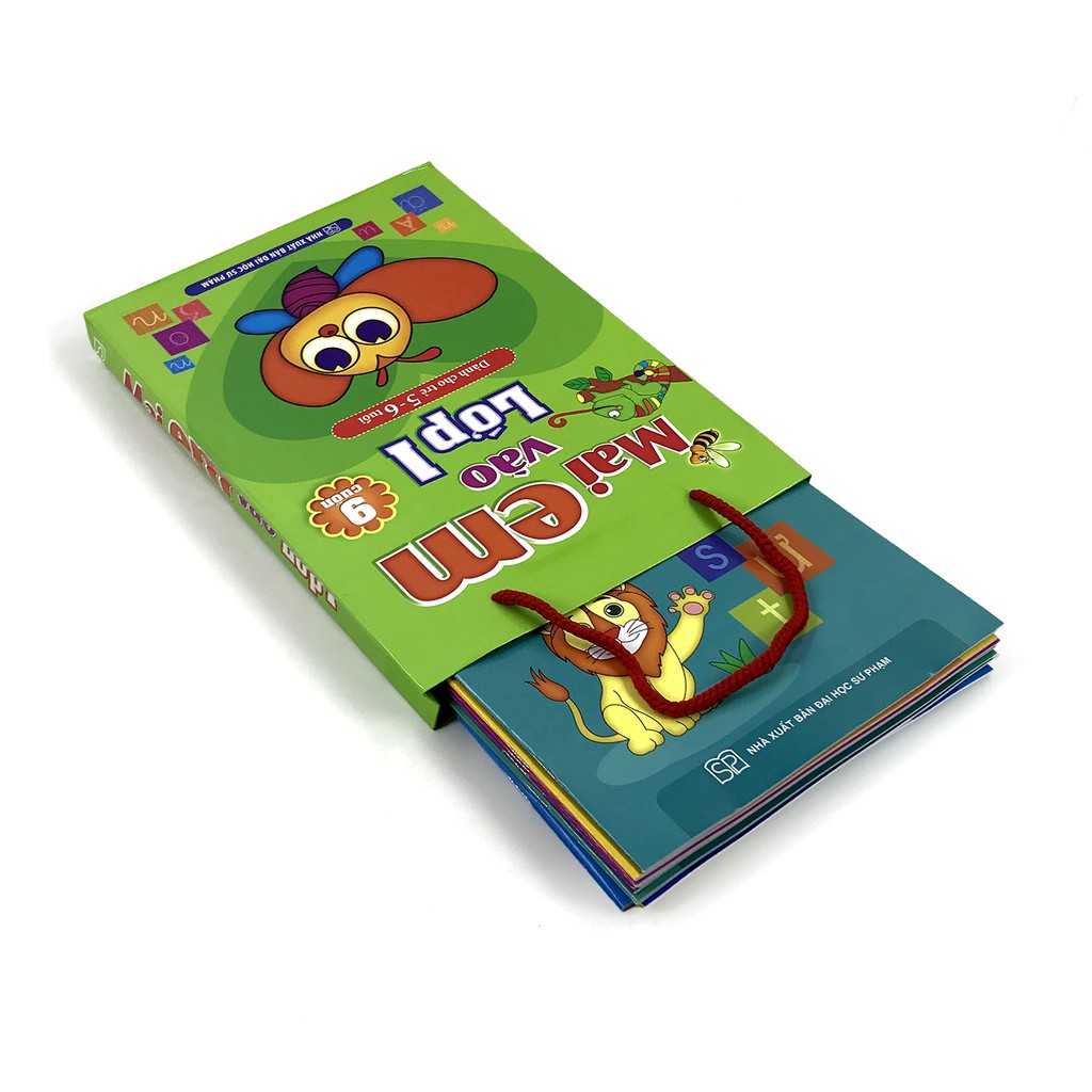 Sách - Mai em vào lớp 1 (Túi 9 cuốn, 5-6 tuổi) | BigBuy360 - bigbuy360.vn