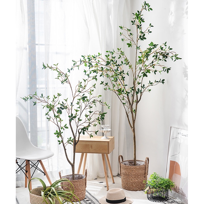 Cây giả, Cây mộc hương giả cao 210cm - Cây giả decor trang trí nhà cửa nội thất phòng khách phòng ngủ