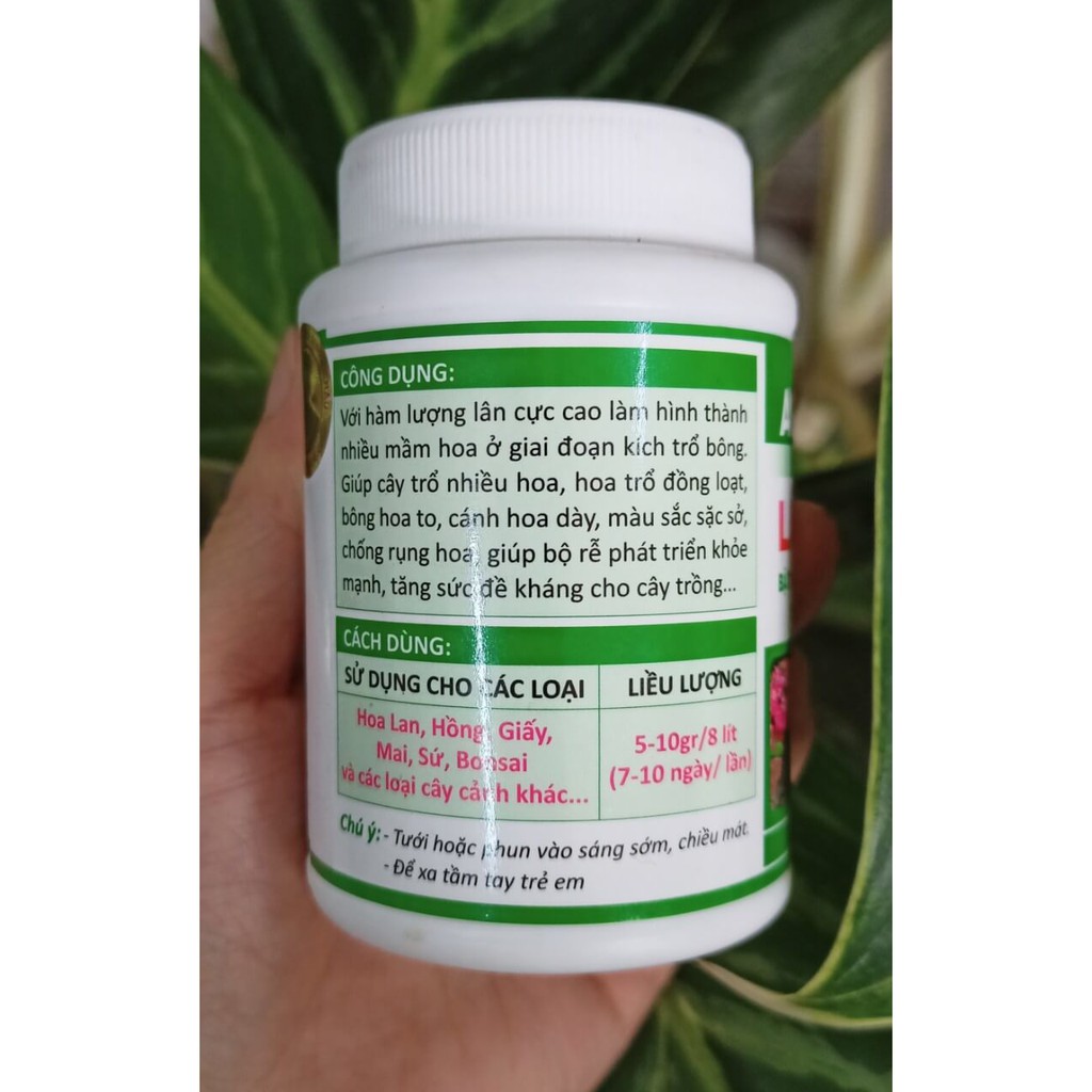 Phân super lân AC 10-60-10+TE hũ 100gr tạo mầm hoa, ra hoa đồng loạt, siêu kích mầm