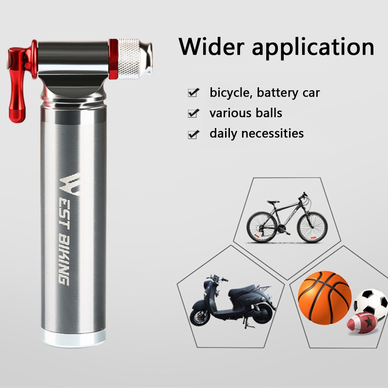 Ống Bơm Mini CO2 Cách Nhiệt Tiện Dụng Cho Xe Đạp