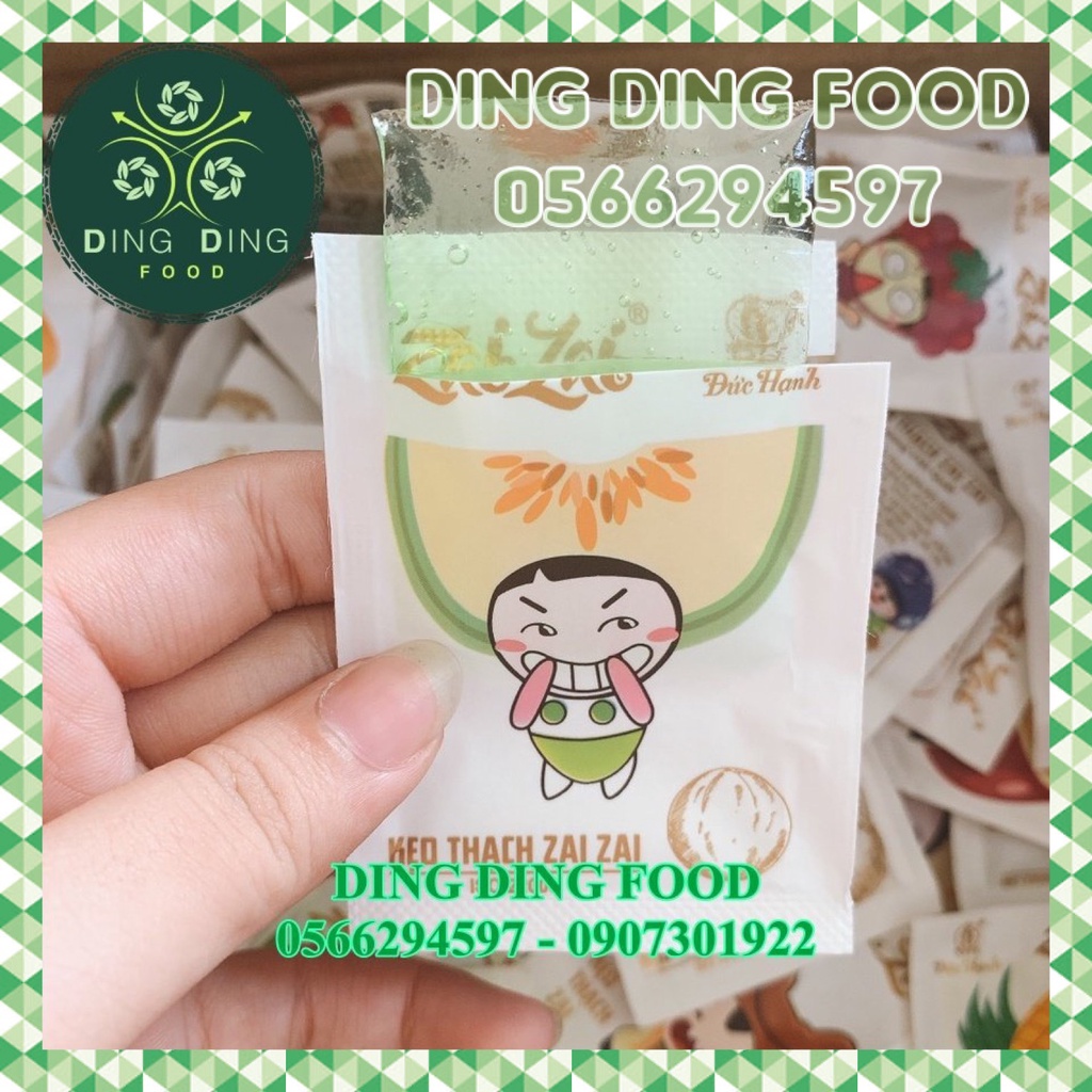Mới - Thạch Zai Zai Đức Hạnh , Thạch Ngắn, Ăn Vặt Siêu Ngon, Thạch Trái Cây Mix, DING DING FOOD
