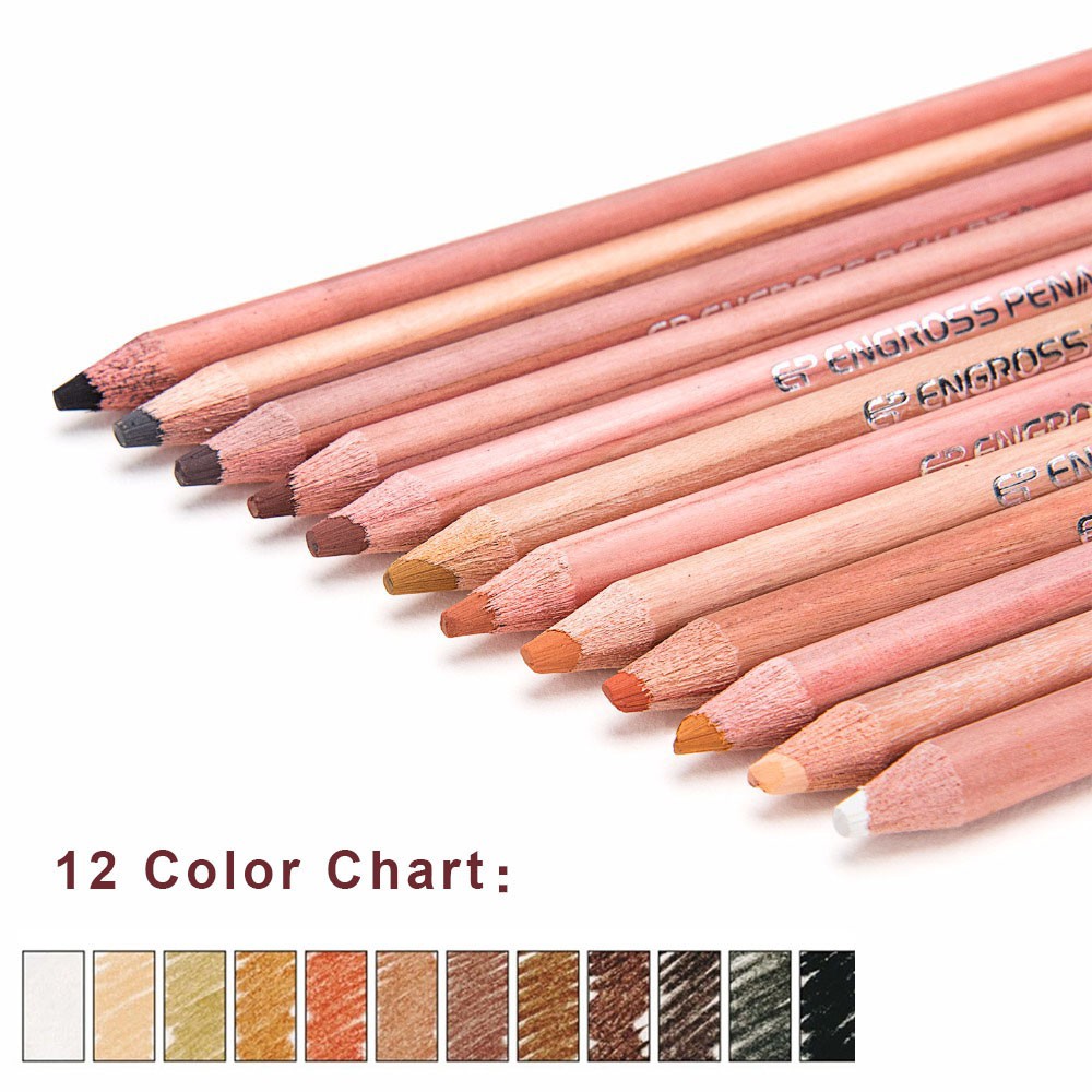 Set 12 Cây Bút Chì Màu SeamiArt Tiện Dụng