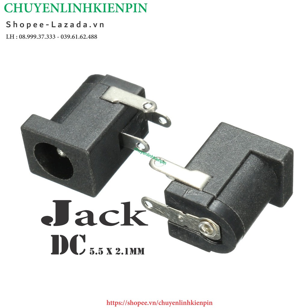 JACK DC Cái 5.5 x 2.1mm ( loại cắm bảng mạch ) ( BL64_124 )