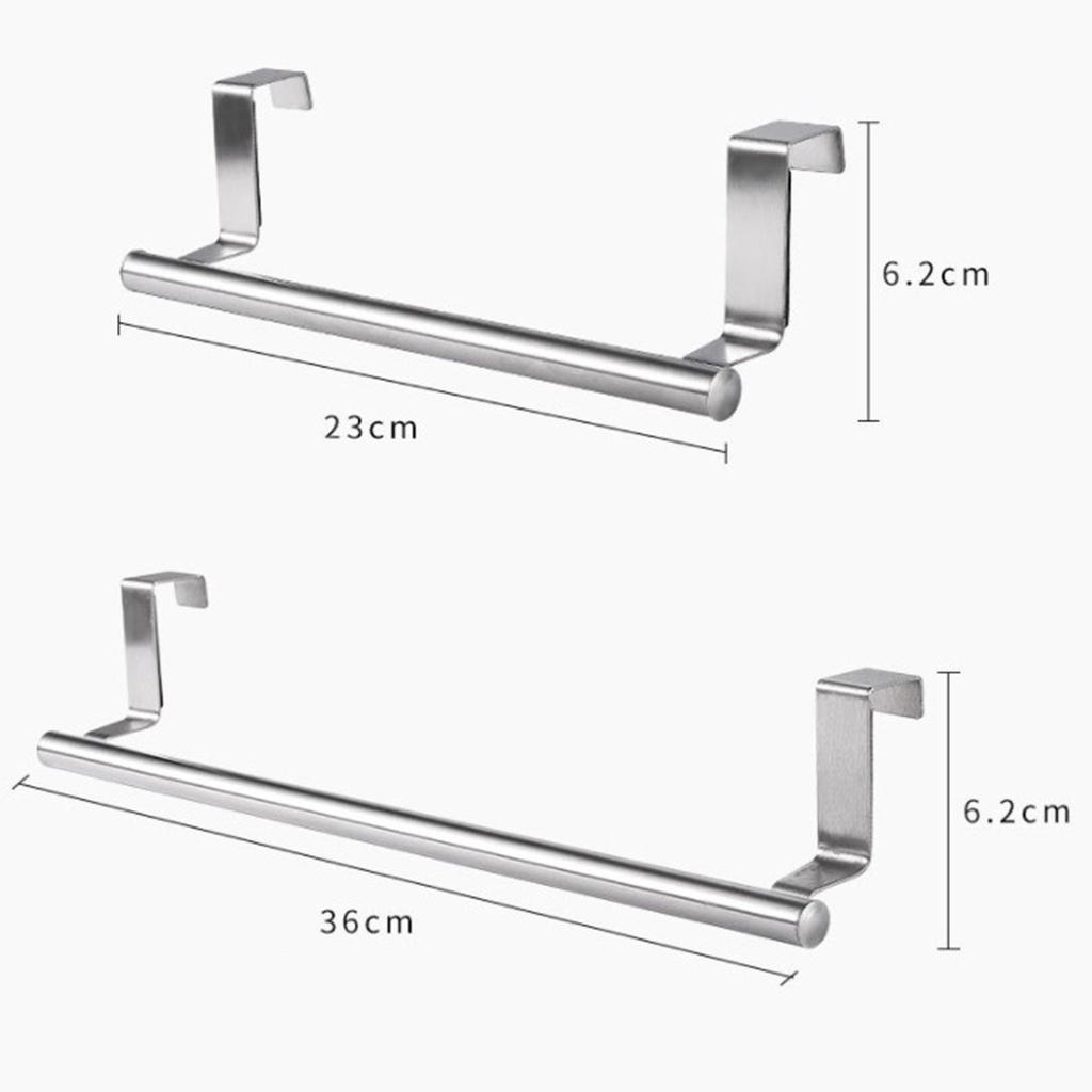 Giá Treo Khăn Gắn Cửa Nhà Tắm / Nhà Bếp Hiện Đại Không Cần Khoan Lỗ [Dolity2]
