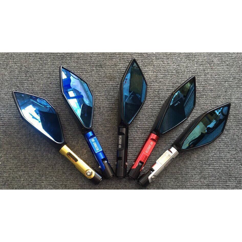 Gương xe máy thời trang 5 cạnh X1R chính hãng bảo hành 1 năm không bị trờn ren trong quá trình sử dụng