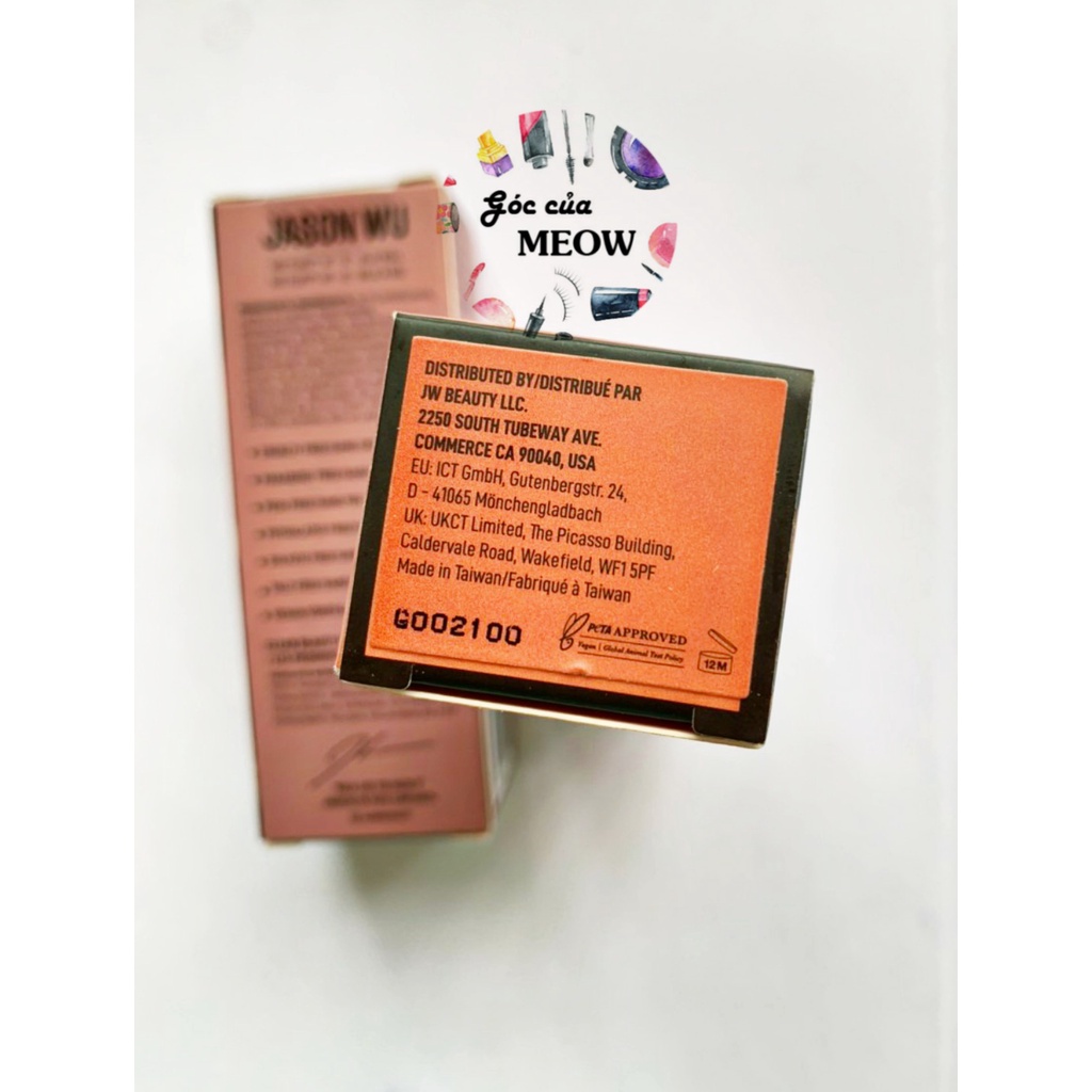 Son lì Jason Wu Hot Fluff For Lips, Eyes and Cheeks dùng cho môi, màu mắt và má