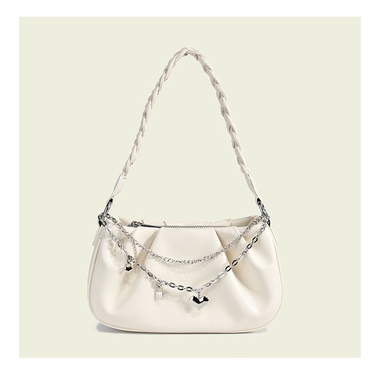 Túi Xách Kẹp Nách Xếp Ly Phong Cách Phương Tây Thời Trang 2023 Cho Nữ