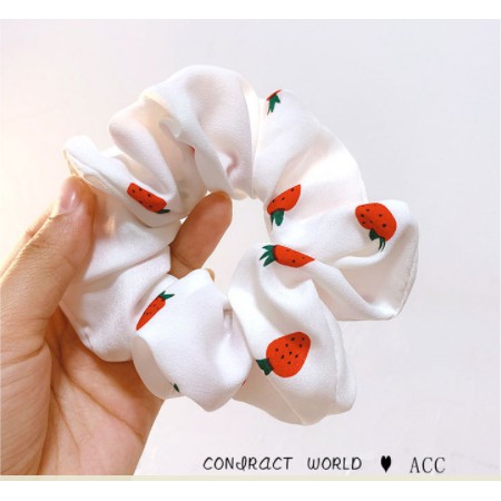 Cột tóc scrunchies nhiều mẫu năm 2021