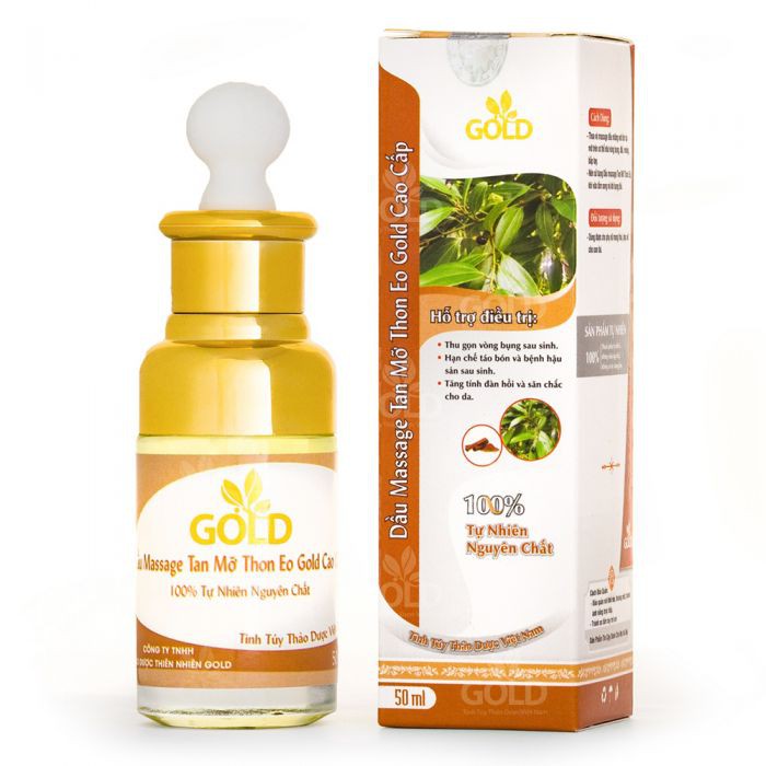 Dầu Massgae Tan mỡ eo thon Gold cao cấp 50ml