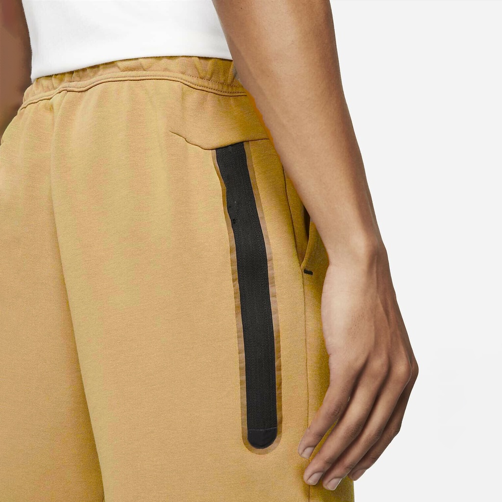 NIKE - Quần ngắn thể thao nam nữ Nike Sportswear Tech Fleece Short - Vàng