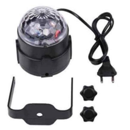 Đèn LED xoay 7 màu cảm ứng nhạc mini, đèn cảm ứng âm thanh, đèn vũ trường hàng loại 1