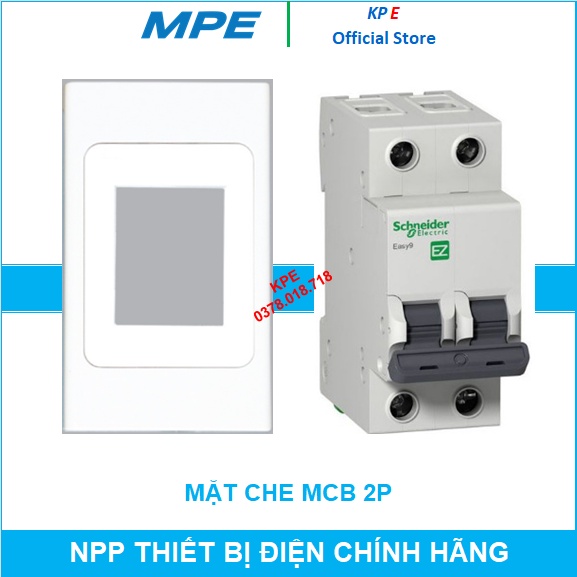 MPE MẶT DÙNG CHO CB MCB ÁT APTOMAT ÁP TÔ MÁT 1 PHA 2P TÉP ĐÔI 2 CỰC AMCB2N CHÍNH HÃNG, GIÁ RẺ - KPE ELECTRIC