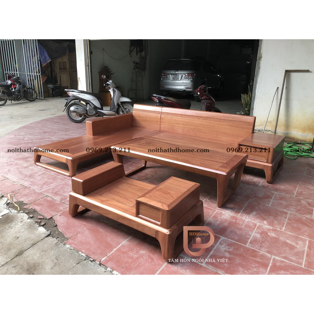 Sofa HD004 gỗ xoan đào hoàng anh gia lai