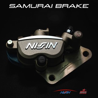 Cụm phanh heo dầu BRT Samurai 2 Piston dành cho nhiều dòng xe Winner/Exciter/Raider/Ex 155 2Pis Nissin - Hàng chính hãng