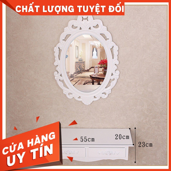 9363 Kệ trang điểm có gương treo tường.