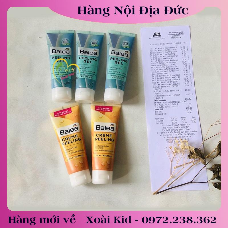 [auth] [Hàng nội địa Đức Đủ Bill]Tẩy da chết mặt Balea 75ml [Hot]