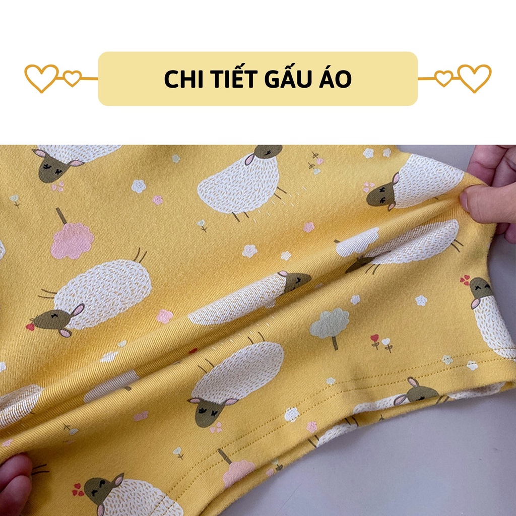 Bộ quần áo dài tay cho bé gái 27Kids Ambb đồ bộ thu đông nữ cho trẻ từ 2-10 tuổi GLSE1