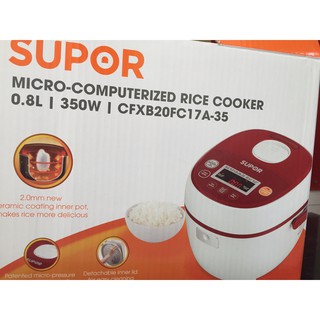 Nồi cơm điện tử mini Supor CFXB20FC17A-35 (0.8L)