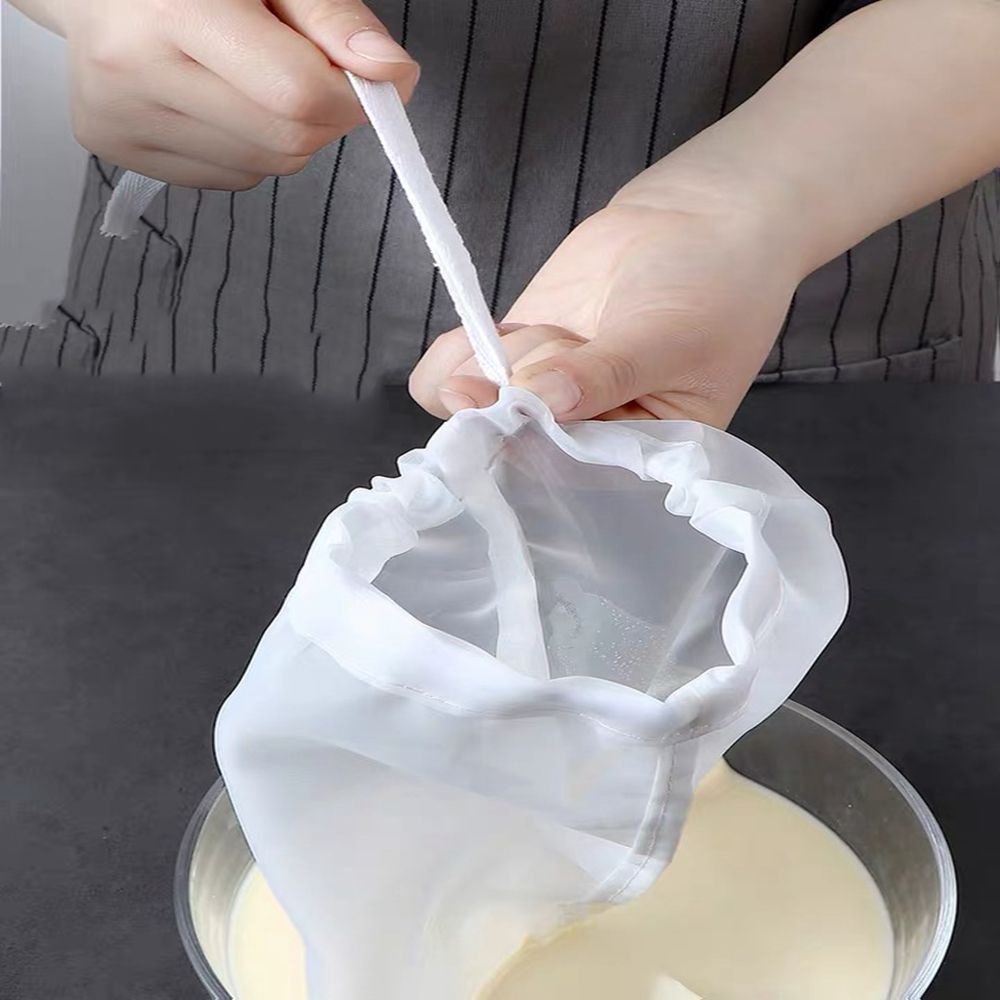 Túi Lưới Lọc Sữa Đậu Nành / Cà Phê / Phô Mai / Thực Phẩm 200m Có Thể Tái Sử Dụng