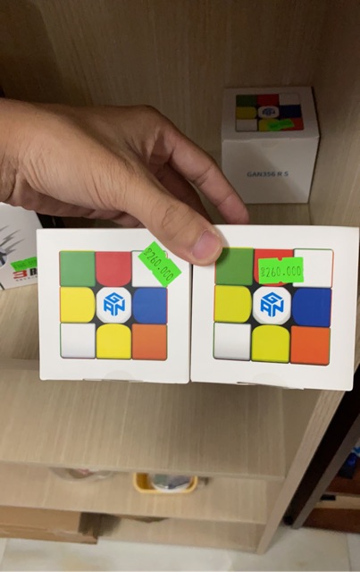 Rubik 3x3 GAN 356 RS Màu mới ốc Numberical MKL