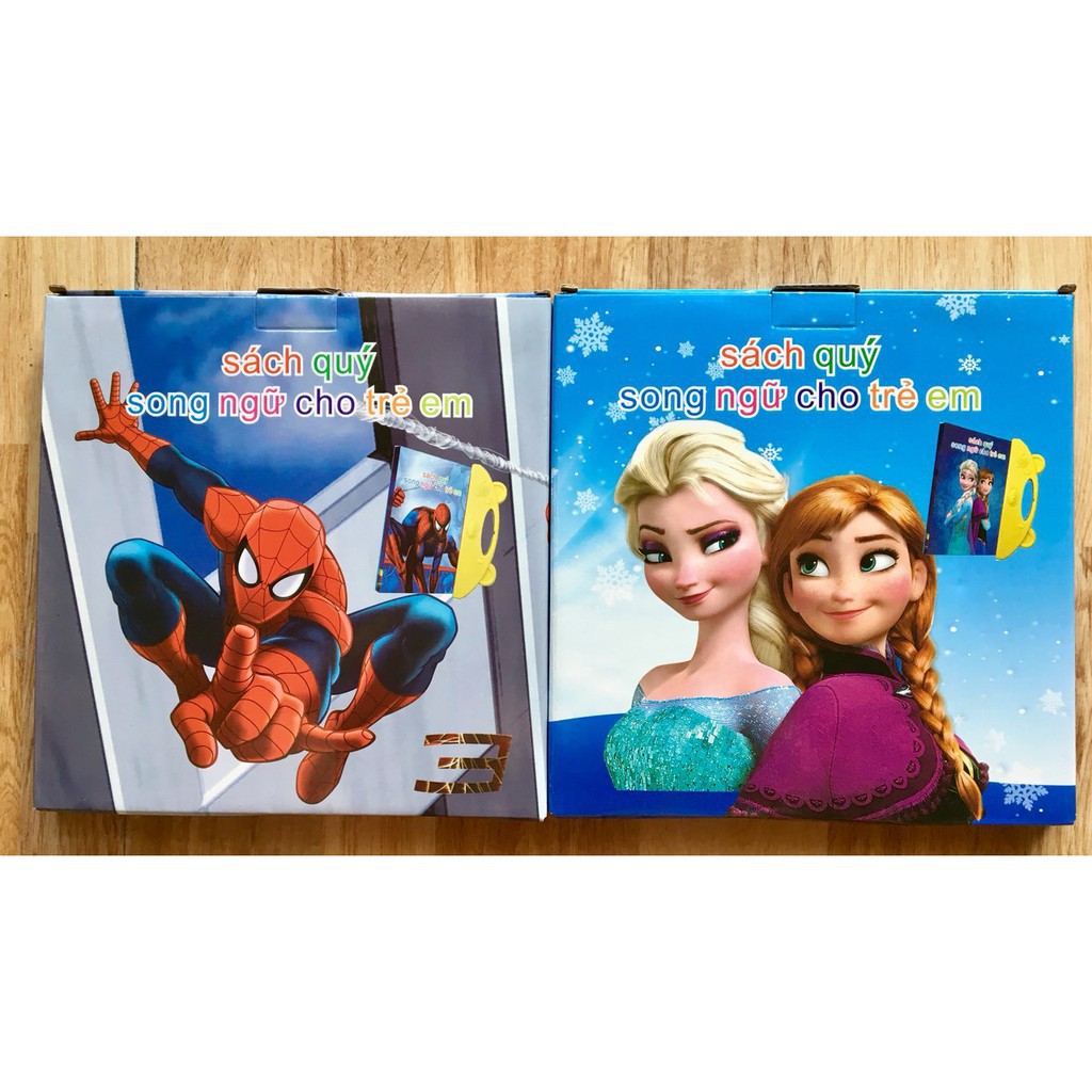 ĐỒ CHƠI GIÁO DỤC - SÁCH SONG NGỮ VIỆT ANH CÓ PHÍM GIÁ XƯỞNG