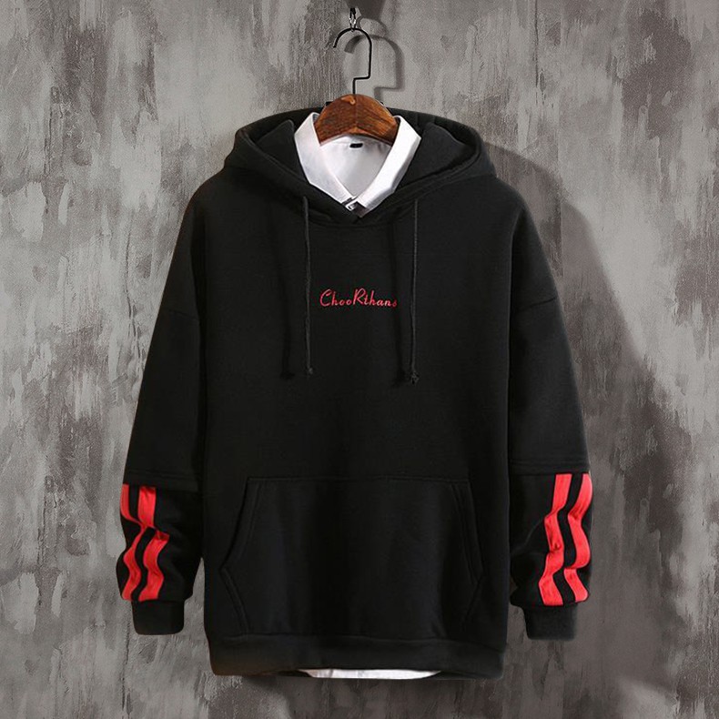 Áo Hoodie Nỉ Nam Nữ Mũ Trùm Đầu Họa Tiết Chữ ChooRthans Zenkonam MEN TOP 173 (đen)