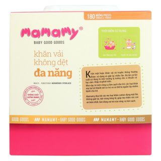 Combo 10 khăn giấy khô đa năng Mamamy 180tờ